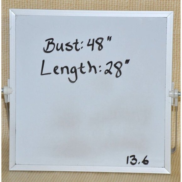 Maggie & Max Women's Blue Button Up Denim Floral Embroidered Shirt Top Size1X - Picture 9 of 9